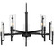Progress Lighting Progress Lighting Dalton 3-Light Matte Black Chandelier P400363-31M