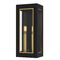 Quoizel Lighting Quoizel Lighting Bourbon Matte Black & Soft Gold Outdoor Wall Light BBN8406MBK