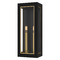 Quoizel Lighting Quoizel Lighting Bourbon Matte Black & Soft Gold Outdoor Wall Light BBN8407MBK