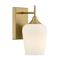 Savoy House Savoy House Lighting Warm Brass Sconce 9-6030-1-322