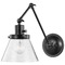 Progress Lighting Progress Lighting Hinton Matte Black Swing Arm Lamp P710094-031