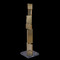 Allegri Lighting Allegri Crystal Franco Winter Brass LED Floor Lamp 041895-044-FR001