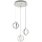 AFX Lighting Afx Lighting Lock Satin Nickel LED Multi-Light Pendant LCKP09L30D1SNRND3