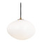 Matteo Lighting Matteo Lighting Melotte Aged Gold Brass Pendant Light with Abstract Shade C63611AGOP