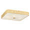 Hudson Valley Lighting Hudson Valley Lighting Augusta Hoffman Henri Aged Brass LED Flushmount Light AH4706-AGB