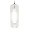 AFX Lighting Afx Lighting Hermosa Satin Nickel LED Mini-Pendant Light with Cylindrical Shade HRP1000L30D2SNCL