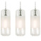 AFX Lighting Afx Lighting Hermosa Satin Nickel Multi-Light Pendant with Cylindrical Shade HRP06MBSNCLLNR3