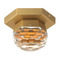 ET2 Lighting ET2 Allumettes Gold LED Flushmount Light E23340-122GLD