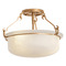 Hudson Valley Lighting Hudson Valley Lighting Lowerre Patina Gold Leaf LED Semi-Flushmount Light 1552-PGL