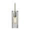 Besa Lighting Besa Lighting Juni Satin Nickel LED Mini-Pendant Light with Cylindrical Shade 1TT-JUNI10CL-EDIL-SN