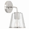 Crystorama Lighting Crystorama Lighting Fulton Polished Nickel Sconce FUL-911-PN-CL