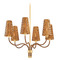 Hudson Valley Lighting Hudson Valley Lighting Atwood Aged Brass LED Chandelier 1630-AGB
