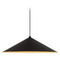 Kuzco Lighting Kuzco Lighting Luiz Black LED Pendant Light with Conical Shade TRP73915-BK-4K