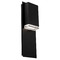Modern Forms by WAC Lighting Modern Forms Draped Black LED Outdoor Wall Light WS-W60418-27-BK