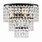 Crystorama Lighting Crystorama Lighting Gabrielle Matte Black Flushmount Light GAB-B7303-MK