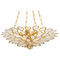Corbett Lighting Corbett Lighting Vittoria Gold Leaf LED Crystal Chandelier 363-24-GL
