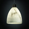 Justice Design Group Justice Design Group Pendants Dark Bronze Pendant Light with Bowl / Dome Shade FAL-8814-18-DBRZ-BKCD