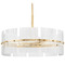 Progress Lighting Progress Lighting Seville Soft Gold Pendant Light with Drum Shade P400389-205