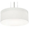 AFX Lighting Afx Lighting Anton Black Pendant Light with Drum Shade ANP1214MBBK-LW