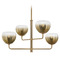 Troy Lighting Troy Lighting August Patina Brass LED Chandelier F3734-PBR