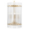 Progress Lighting Progress Lighting Seville Soft Gold Pendant Light with Cylindrical Shade P500457-205