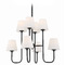 Crystorama Lighting Crystorama Lighting Keenan Black Forged Chandelier KEE-A3008-BF