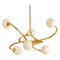 Corbett Lighting Corbett Lighting Signature Gold Leaf LED Chandelier 294-06-GL
