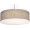 AFX Lighting Afx Lighting Anton Satin Nickel Pendant Light with Drum Shade ANP1524MBSN-JT