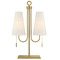 Savoy House Savoy House Lighting Warm Brass Table Lamp with Conical Shade 11-DF10