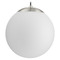 Progress Lighting Progress Lighting Atwell Brushed Nickel Mini-Pendant Light with Globe Shade P500462-009
