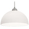 AFX Lighting Afx Lighting Otis Satin Nickel Pendant Light with Bowl / Dome Shade OTSP10MBSN