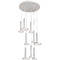 AFX Lighting Afx Lighting Luna White LED Multi-Light Pendant LNAP99L30D1WHRND9