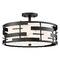 Nuvo Lighting Nuvo Lighting Lansing Textured Black Semi-Flushmount Light 60/6436