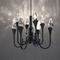Schonbek Beyond Schonbek Beyond Plumeria Black LED Pendant Light BPD25534-BK
