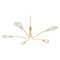 Hudson Valley Lighting Hudson Valley Lighting Tenafly Aged Brass LED Chandelier 4905-AGB