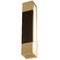AFX Lighting Afx Lighting Post Satin Brass & Black LED Sconce PTS3151200L30D1SBBK