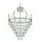 Crystorama Lighting Crystorama Lighting Lucille Antique Silver Crystal Chandelier LUC-A9066-SA