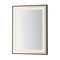 ET2 Lighting Framed Rectangle 24-Inch Illuminated Mirror E42091-BK