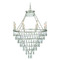 Crystorama Lighting Crystorama Lighting Lucille Antique Silver Crystal Chandelier LUC-A9068-SA
