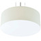 AFX Lighting Afx Lighting Anton Satin Nickel LED Pendant Light with Drum Shade ANP1524LAJUDSN-LW