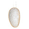 ET2 Lighting ET2 Moonscapes Brushed Champagne LED Pendant Light with Curved Panel Shade E24972-BCN