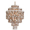 Corbett Lighting Corbett Lighting Dolcetti Champagne Leaf Chandelier 142-413-CPL