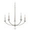 Crystorama Lighting Crystorama Lighting Mila Polished Nickel Chandelier MIL-8005-PN