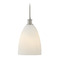 Savoy House Savoy House Lighting Satin Nickel Mini-Pendant Light with Bowl / Dome Shade 7-1244-1-SN