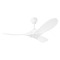 Visual Comfort Fan Collection Visual Comfort Fan Collection Maverick Smart 44 Matte White Ceiling Fan Without Light 3MAVSM44RZW