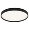 Matteo Lighting Matteo Lighting Alexandre Black LED Flushmount Light M10802BK