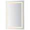 ET2 Lighting Framed Rectangle 24-Inch Illuminated Mirror E42092-SN