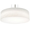 AFX Lighting Afx Lighting Anton Black Pendant Light with Drum Shade ANP2432MBBK-LW