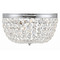 Crystorama Lighting Crystorama Lighting Nola Polished Chrome Flushmount Light NOL-314-CH-CL-MWP