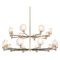 Matteo Lighting Matteo Lighting Cloudburst Champagne Gold LED Chandelier C33818CG